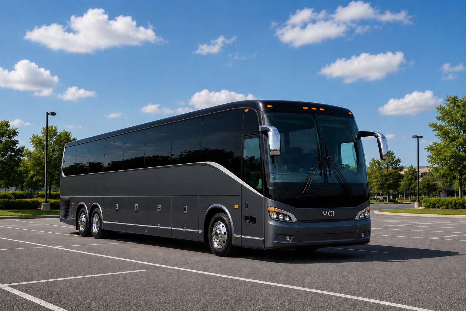 Charter bus rental in Antioch, CA
